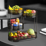 Maxbell Countertop Fruit Basket Countertop Stand Container Metal Wire Storage Basket black