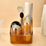 Maxbell Condiment Station Farmhouse Condiment Organizer for Kitchen Sugar Tea Pantry