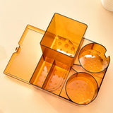 Maxbell Condiment Station Farmhouse Condiment Organizer for Kitchen Sugar Tea Pantry