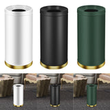 Maxbell Outdoor Trash Can Freestanding Garbage Disposal Unit for Home Kitchen Office white