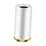 Maxbell Outdoor Trash Can Freestanding Garbage Disposal Unit for Home Kitchen Office white