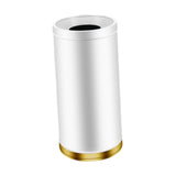 Maxbell Outdoor Trash Can Freestanding Garbage Disposal Unit for Home Kitchen Office white