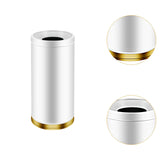 Maxbell Outdoor Trash Can Freestanding Garbage Disposal Unit for Home Kitchen Office white