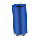 Maxbell Outdoor Trash Can 35L Storage Barrel Commercial Bin for Office Kitchen Hotel blue