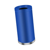 Maxbell Outdoor Trash Can 35L Storage Barrel Commercial Bin for Office Kitchen Hotel blue