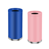 Maxbell Outdoor Trash Can 35L Storage Barrel Commercial Bin for Office Kitchen Hotel blue