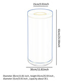 Maxbell Outdoor Trash Can 35L Storage Barrel Commercial Bin for Office Kitchen Hotel pink