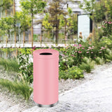 Maxbell Outdoor Trash Can 35L Storage Barrel Commercial Bin for Office Kitchen Hotel pink