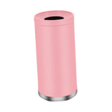 Maxbell Outdoor Trash Can 35L Storage Barrel Commercial Bin for Office Kitchen Hotel pink
