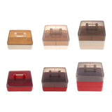 Maxbell Divided Serving Tray with Lid Dustproof for Chinese New Year Wedding Kitchen red and 1 layer