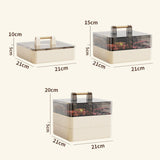 Maxbell Divided Serving Tray with Lid Dustproof for Chinese New Year Wedding Kitchen red and 1 layer