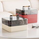 Maxbell Divided Serving Tray with Lid Dustproof for Chinese New Year Wedding Kitchen red and 1 layer