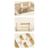 Maxbell Divided Serving Tray with Lid Dustproof for Chinese New Year Wedding Kitchen red and 1 layer