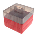 Maxbell Divided Serving Tray with Lid Dustproof for Chinese New Year Wedding Kitchen red 3 layer