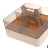 Maxbell Divided Serving Tray with Lid Dustproof for Chinese New Year Wedding Kitchen Cream 2 layer
