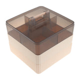 Maxbell Divided Serving Tray with Lid Dustproof for Chinese New Year Wedding Kitchen Cream 3 layer
