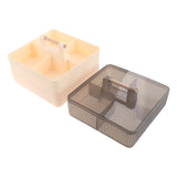 Maxbell Divided Serving Tray with Lid Dustproof for Chinese New Year Wedding Kitchen Cream 3 layer