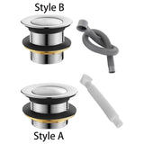 Maxbell Bathtub Drain Stopper Alloy Easy to Install Tub Stopper for Bathroom Bathtub Style A