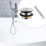 Maxbell Bathtub Drain Stopper Alloy Easy to Install Tub Stopper for Bathroom Bathtub Style A