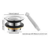 Maxbell Bathtub Drain Stopper Alloy Easy to Install Tub Stopper for Bathroom Bathtub Style A