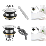 Maxbell Bathtub Drain Stopper Alloy Easy to Install Tub Stopper for Bathroom Bathtub Style A