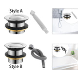 Maxbell Bathtub Drain Stopper Alloy Easy to Install Tub Stopper for Bathroom Bathtub Style A