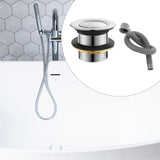 Maxbell Bathtub Drain Stopper Alloy Easy to Install Tub Stopper for Bathroom Bathtub Style B