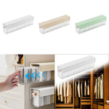 Maxbell Wall Mount Drawer Storage Box 6 Grids Transparent for Belts Panties Lingerie White