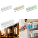 Maxbell Wall Mount Drawer Storage Box 6 Grids Transparent for Belts Panties Lingerie White