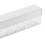 Maxbell Wall Mount Drawer Storage Box 6 Grids Transparent for Belts Panties Lingerie White