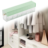 Maxbell Wall Mount Drawer Storage Box 6 Grids Transparent for Belts Panties Lingerie Green