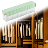 Maxbell Wall Mount Drawer Storage Box 6 Grids Transparent for Belts Panties Lingerie Green