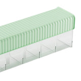 Maxbell Wall Mount Drawer Storage Box 6 Grids Transparent for Belts Panties Lingerie Green