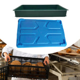 Maxbell Bread Box Bread Storage Container for Donut Bakery Loaf Homemade Bread 56.7x38.2x7.7cm