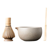 Maxbell Matcha Set for Tea Lovers Tea Making Tools Set Bamboo Matcha Whisk and Stand white bowl