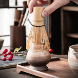 Maxbell Matcha Set for Tea Lovers Tea Making Tools Set Bamboo Matcha Whisk and Stand mixed colors bowl