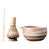 Maxbell Matcha Set for Tea Lovers Tea Making Tools Set Bamboo Matcha Whisk and Stand mixed colors bowl
