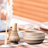 Maxbell Matcha Set for Tea Lovers Tea Making Tools Set Bamboo Matcha Whisk and Stand mixed colors bowl