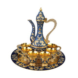 Maxbell European Vintage Teapot Set Tea Serving Set for Holiday Dining Table Bedroom