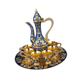 Maxbell European Vintage Teapot Set Tea Serving Set for Holiday Dining Table Bedroom
