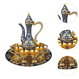 Maxbell European Vintage Teapot Set Tea Serving Set for Holiday Dining Table Bedroom