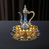 Maxbell European Vintage Teapot Set Tea Serving Set for Holiday Dining Table Bedroom
