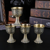 Maxbell Coffee Pot Set Metal Vintage Style Serving Set for Bedroom Dining Room Party