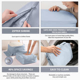 Maxbell Self Compression Organizer Bag Zipper Quilt Storage Bag for Clothes Blankets