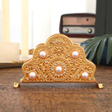 Maxbell Table Napkin Holder Napkin Dispenser for Living Room Home Kitchen Countertop Gold