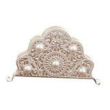 Maxbell Table Napkin Holder Napkin Dispenser for Living Room Home Kitchen Countertop Silver