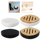 Maxbell Soap Holder No Slip Home Decor Container Soap Rack for Home Bathtub Bathroom white Acrylic