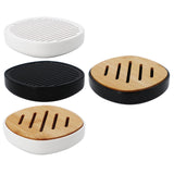 Maxbell Soap Holder No Slip Home Decor Container Soap Rack for Home Bathtub Bathroom white Acrylic