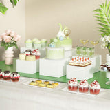 Maxbell 7 Pieces Buffet Riser Stackable Space Saving for Food Cupcake Small Figurine