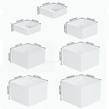 Maxbell 7 Pieces Buffet Riser Stackable Space Saving for Food Cupcake Small Figurine